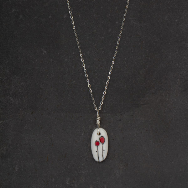 Pods Red Necklace