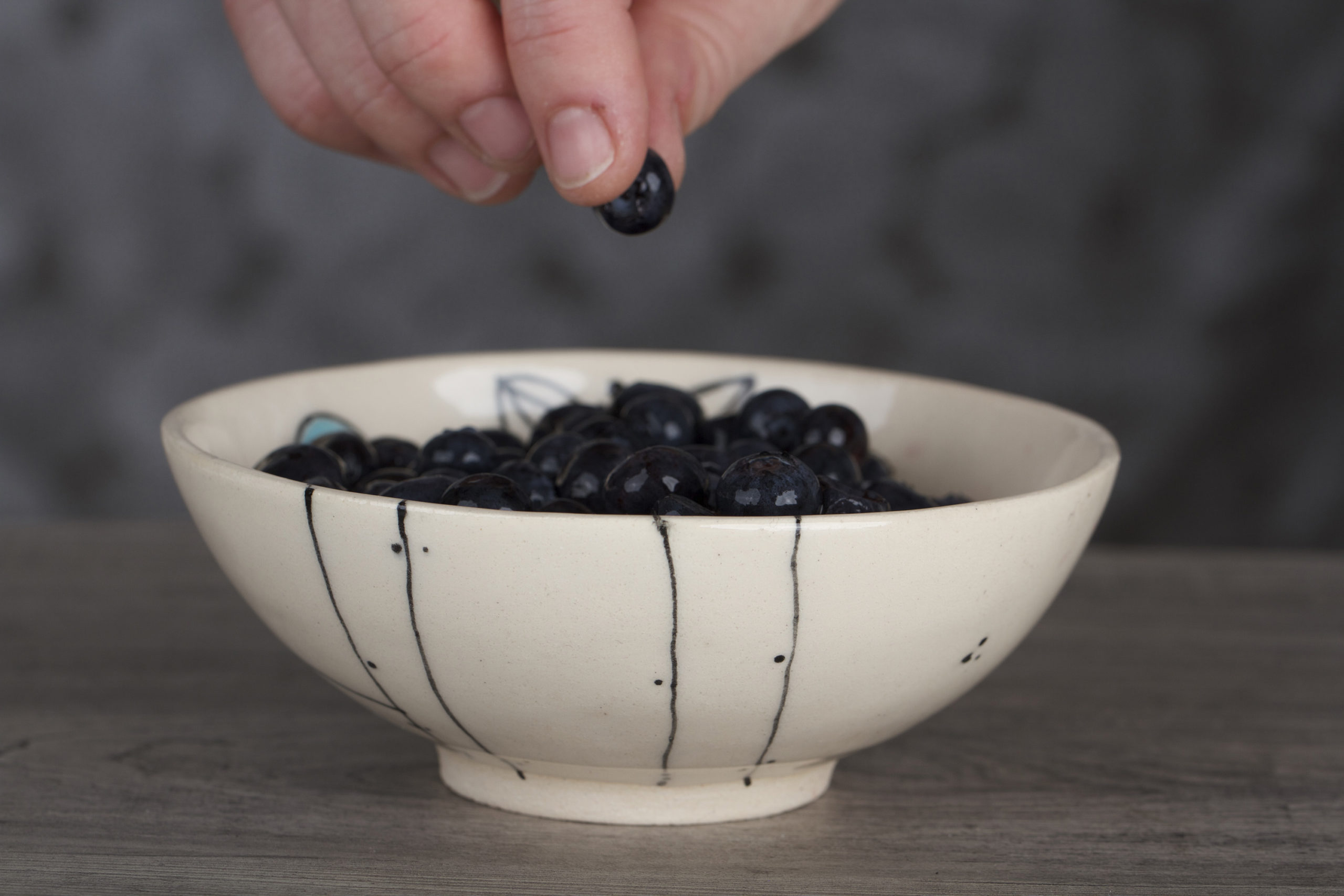 blueberry small bowl