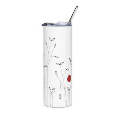 Lillia Red Stainless Steel Tumbler
