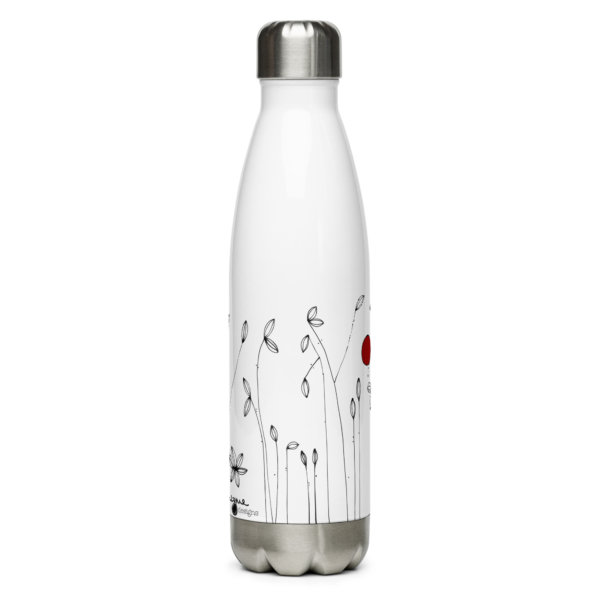 Lillia Red Stainless Steel Water Bottle