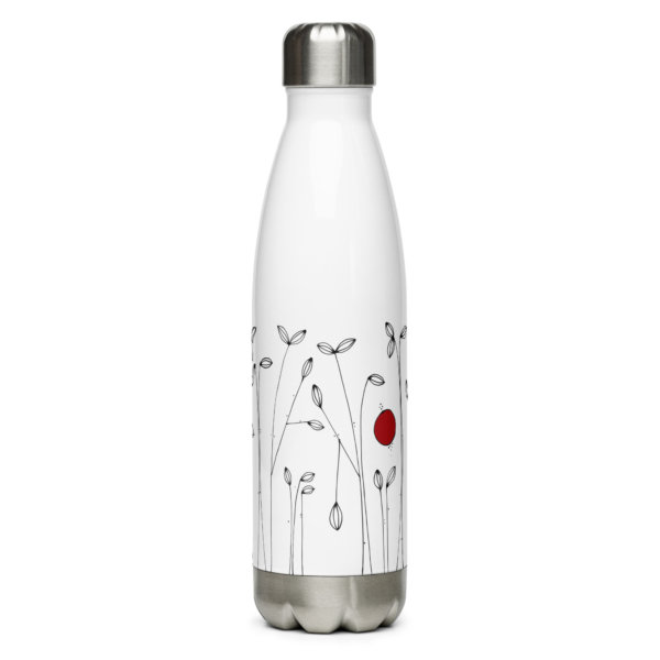 Lillia Red Stainless Steel Water Bottle